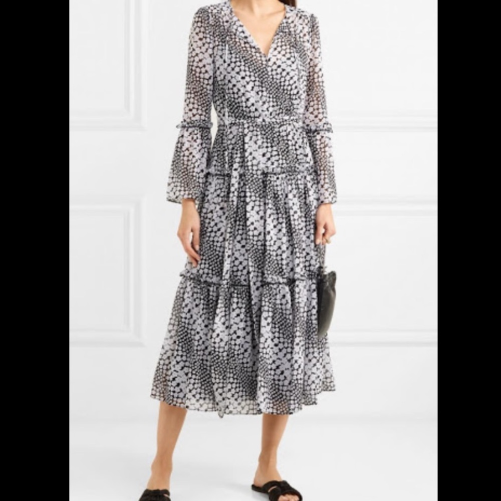ON HOLD- Michael Kors Floral Peasant Dress